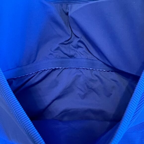 NEW Milea Mini Rib Bandeau Maillot Strapless One Piece Swimsuit Sz. 10 - Picture 5 of 7